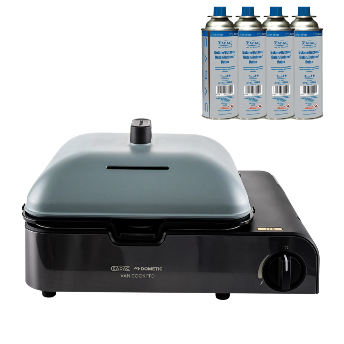 CADAC Van Cook FFD Combo inkl. Ventilkartusche 227g 4er-Set - 1025-20-UN CAN220GS2-N