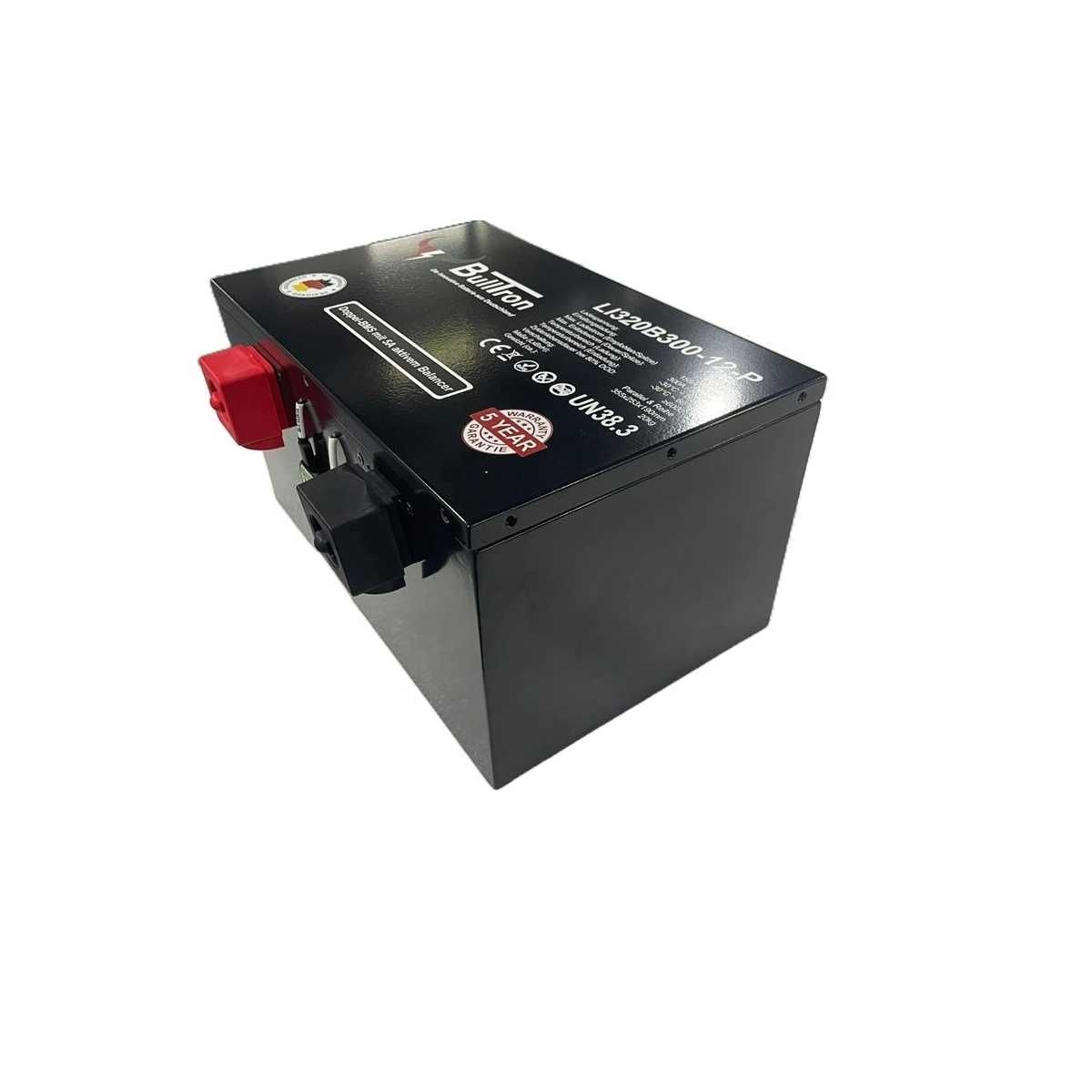 BULLTRON Lithium-Batterie Untersitz POLAR 320Ah 12V inkl. BMS 300A Dauerstrom - App - LI320B300-12-UP