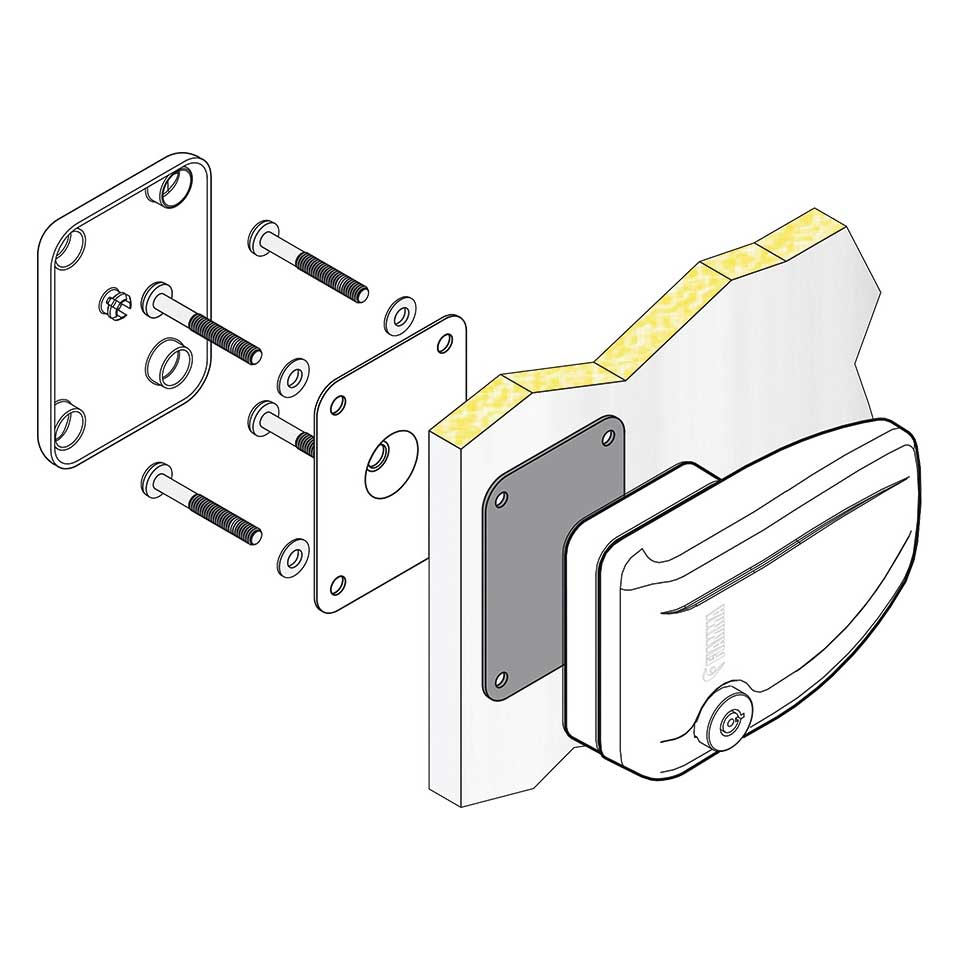 FIAMMA Safe Door 3 One Key schwarz 08021-02A
