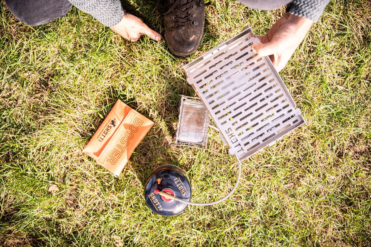 SKOTTI BOOSTER Grill Edelstahl - SK181