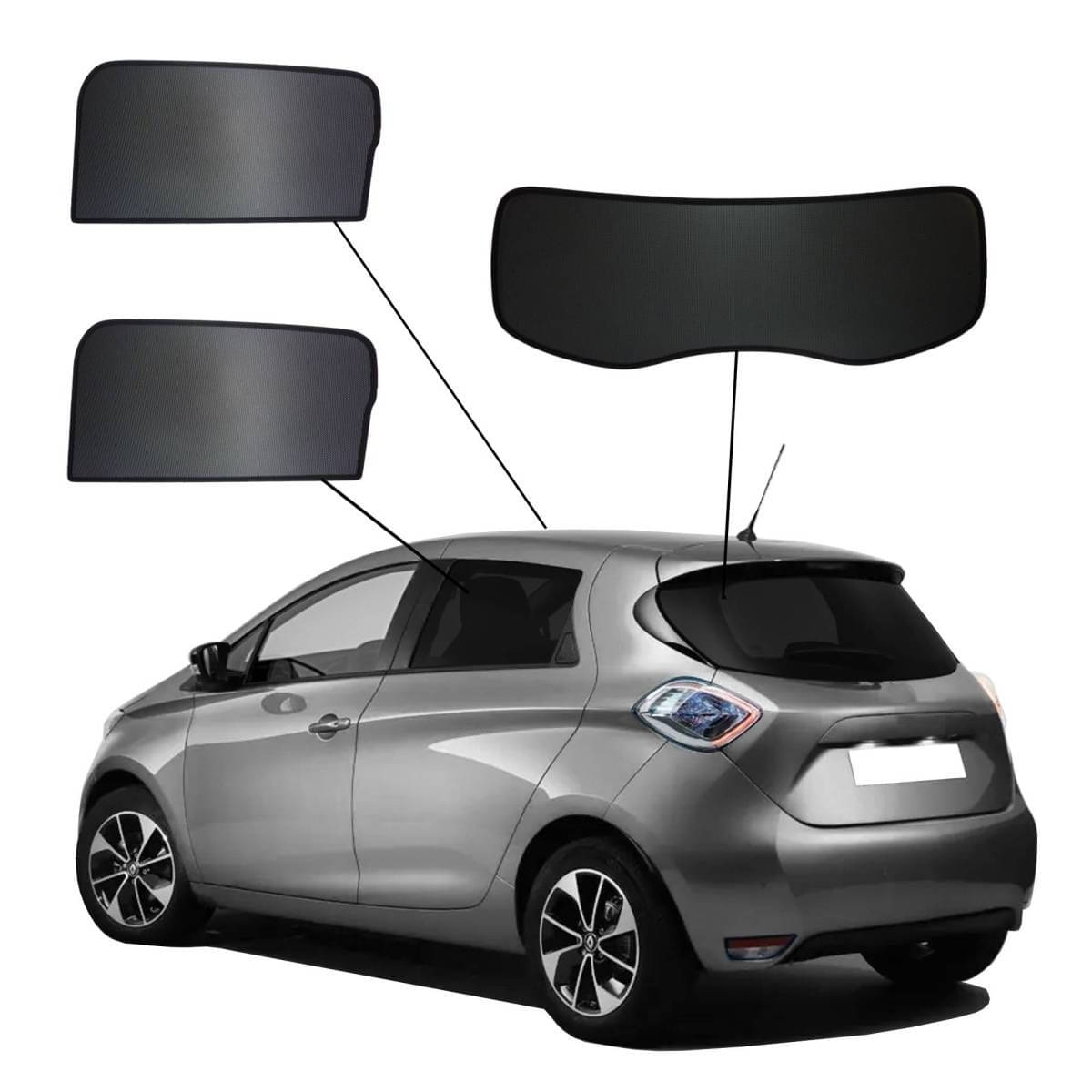 WINDESA SunClip Sonnenschutz - Sichtschutz Renault Zoe Bj. 2013-2024 Set AC - sun-10450ac