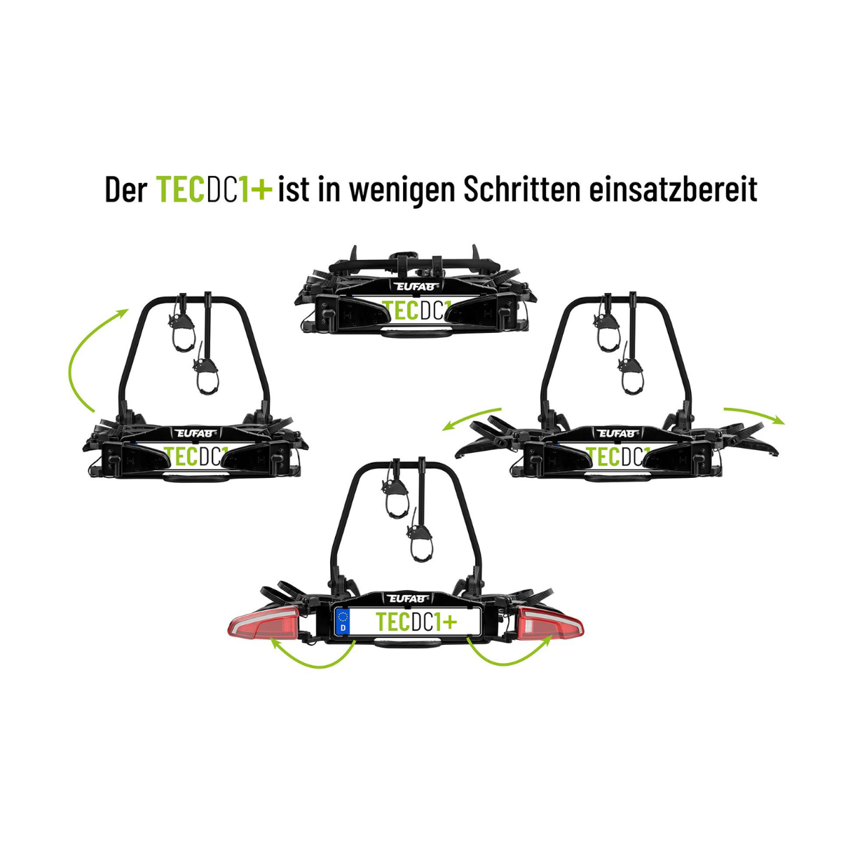 EUFAB TECDC1- 11650 Fahrradtraeger 2er - 11650