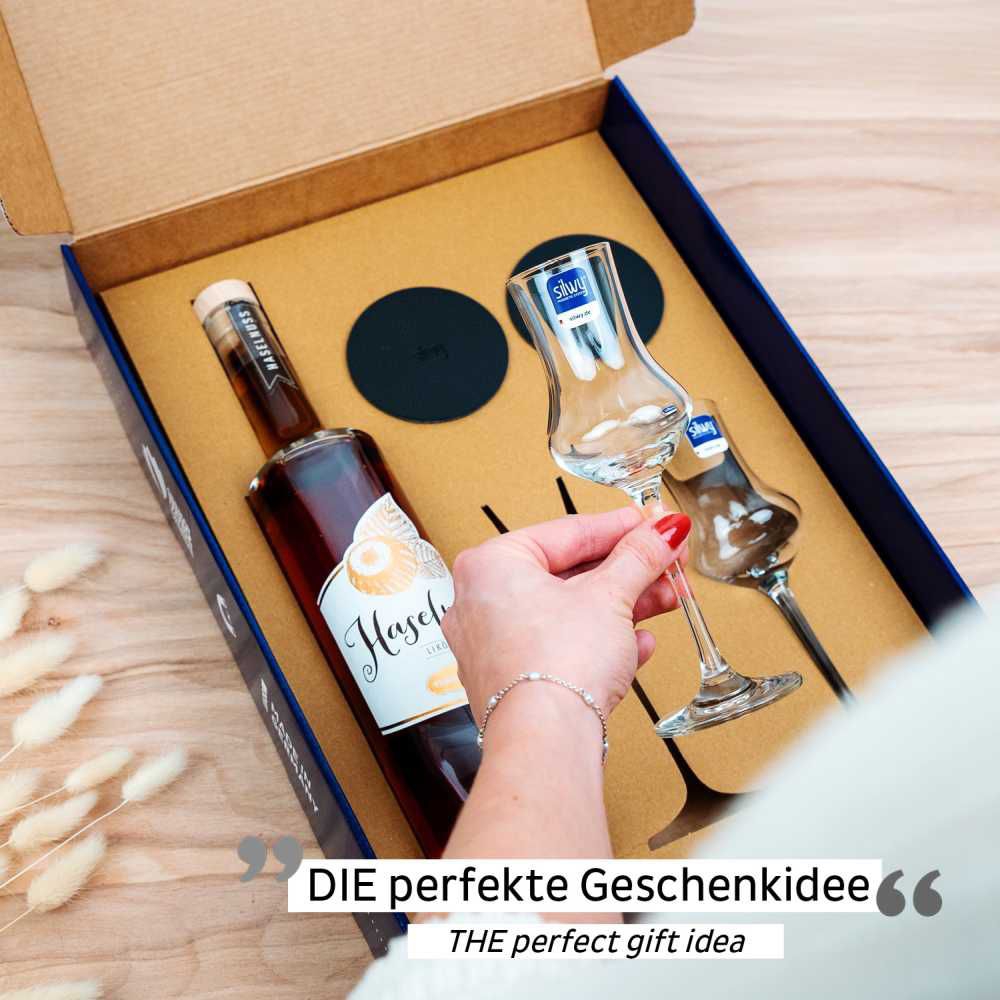 SILWY Geschenkbox -Roasted Lover- -Haselnusslikoer- - SGB-RL-2