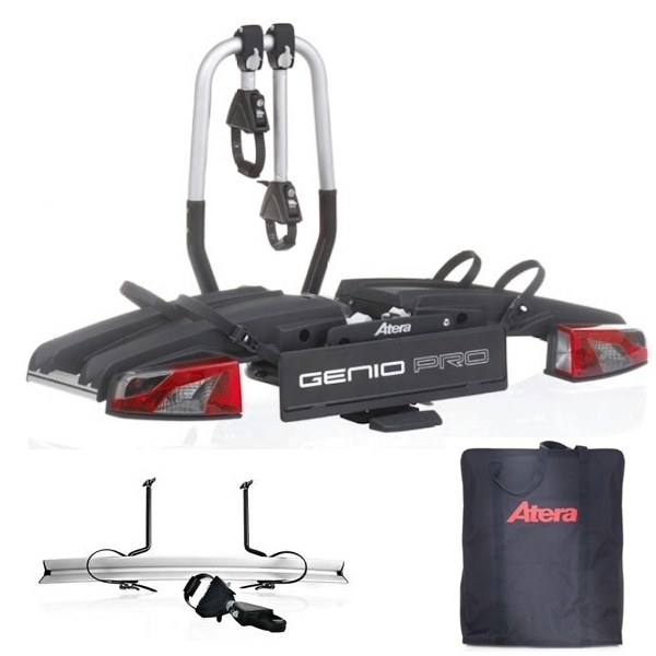 ATERA GENIO PRO Advanced Fahrradtraeger 2er 022780 faltbar fuer 3 Raeder 2-1 plus Tasche- Fahrradtraeger fuer die Anhaengerkupplung von ATERA aus dem Allgaeu- Neueste Update-Version ab 08-2021