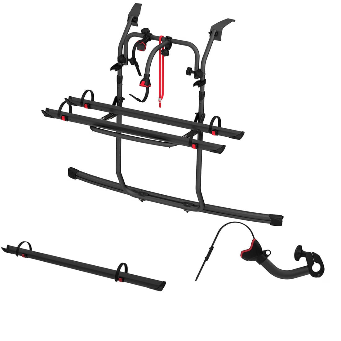 FIAMMA Carry Bike Ford Custom V710 Deep Black schwarz Fahrradtraeger fuer 3 Fahrraeder - 02096-34A-08831A01A-98656M567