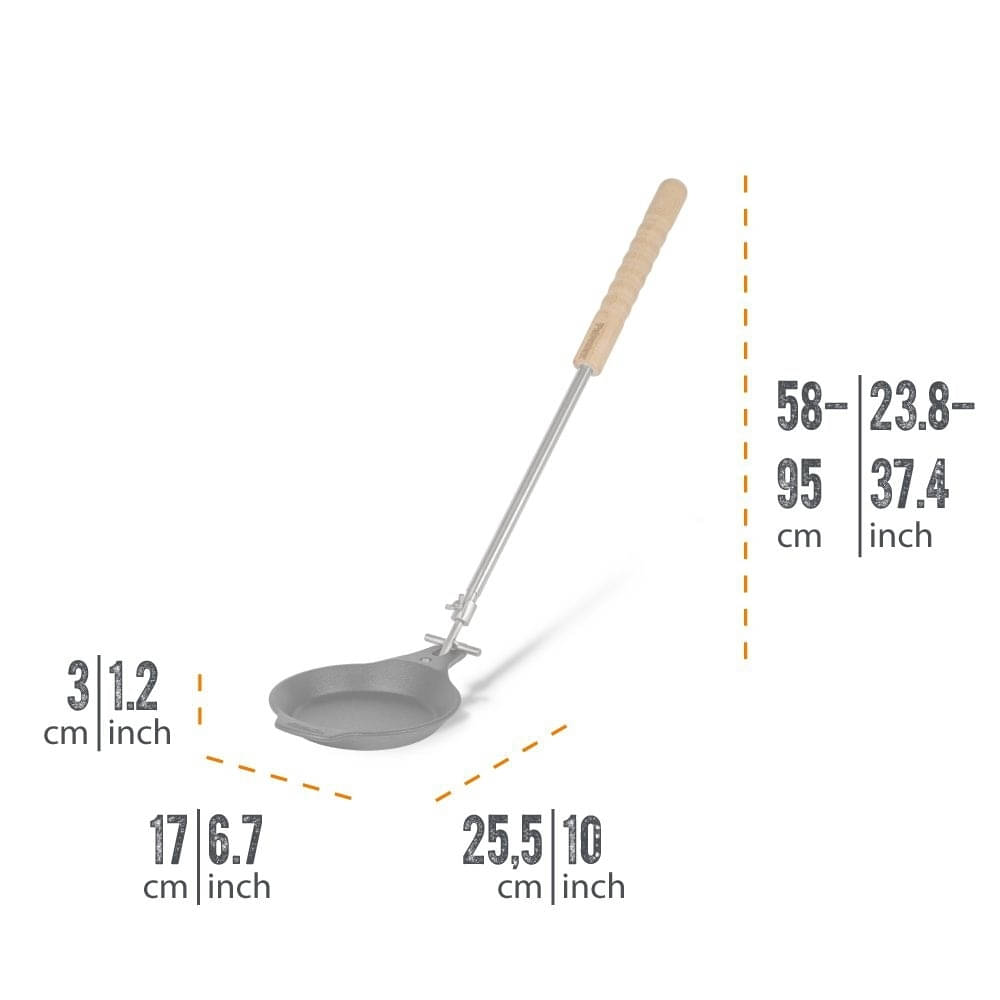 PETROMAX Lagerfeuerpfanne aus Gusseisen - geprüfte B-Ware PETROMAX Lagerfeuerpfanne aus Gusseisen - l-fp17