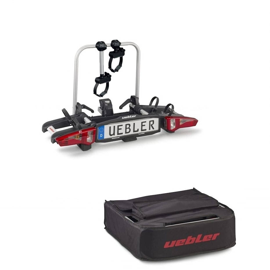 Set UEBLER i21 Fahrradtraeger 15900-Z 2 Raeder faltbar inkl. Tasche