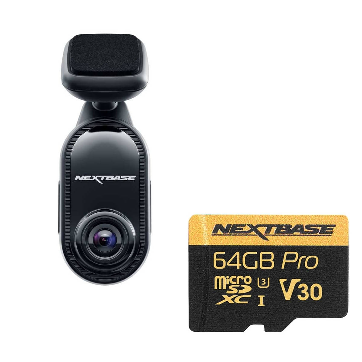 NEXTBASE Piqo 2K DashCam und 64 GB U3 microSD-Karte im Set