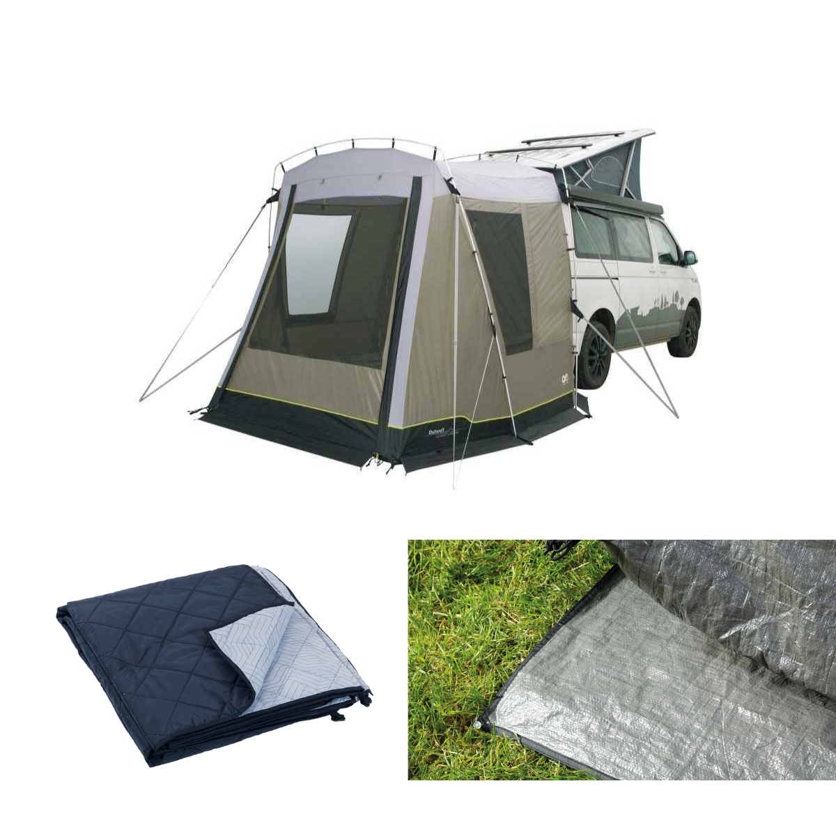 Outwell Busvorzelt Heckzelt Desert Van inkl. Teppich und Unterlage - 111556