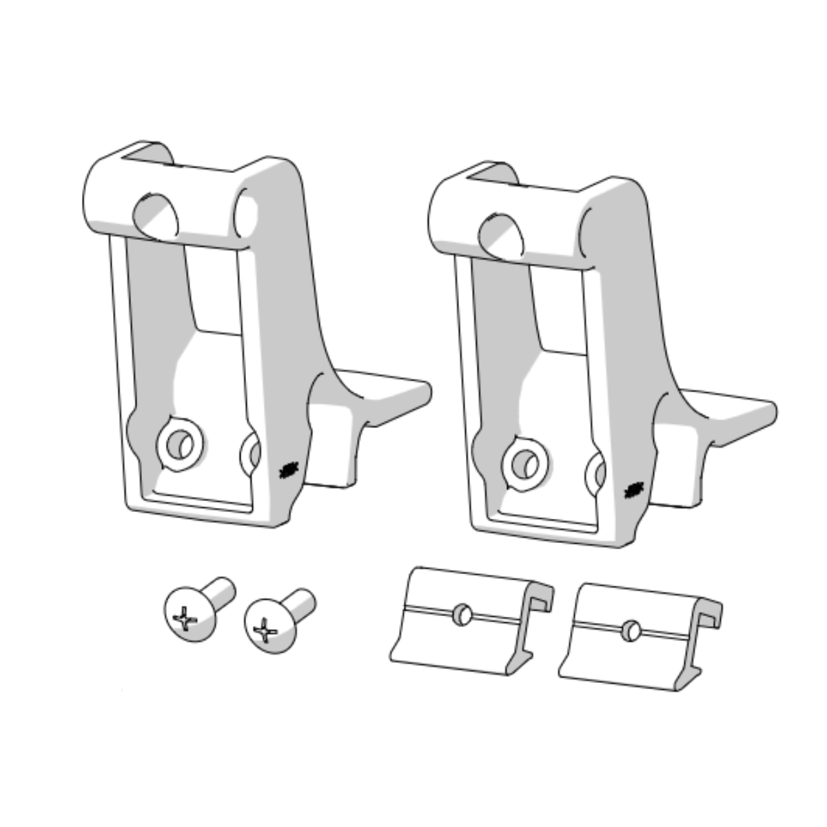 FIAMMA Adapter Kit Side F80L 2er-Set 98661D019