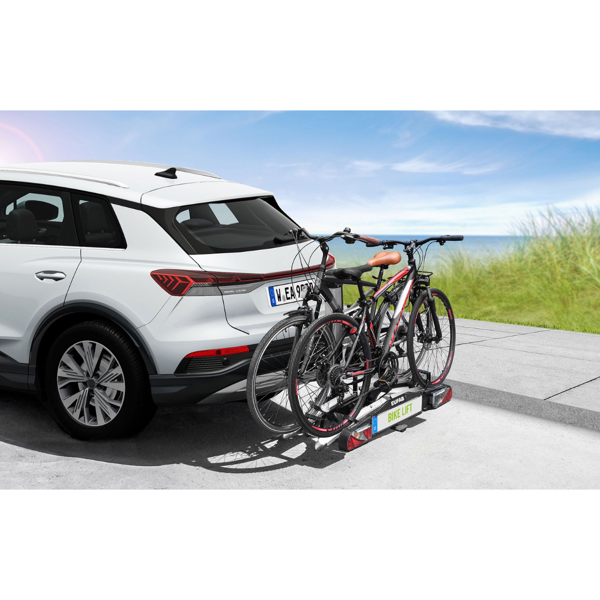 Fahrradtraeger EUFAB Bike Lift 11535 elektrische Liftfunktion