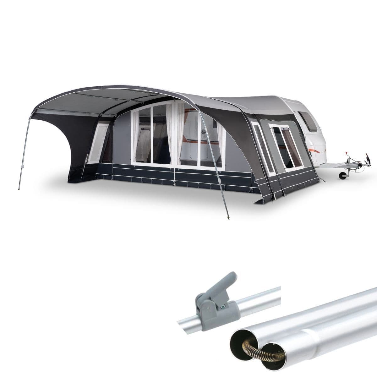 2 person tent tall Star River™ 2-Person Ultralight Backpacking Include Annex?:No Vela de soare dreptunghiulară 4.5 lbs (1.5kg) Air Quatro Inflatable Tent