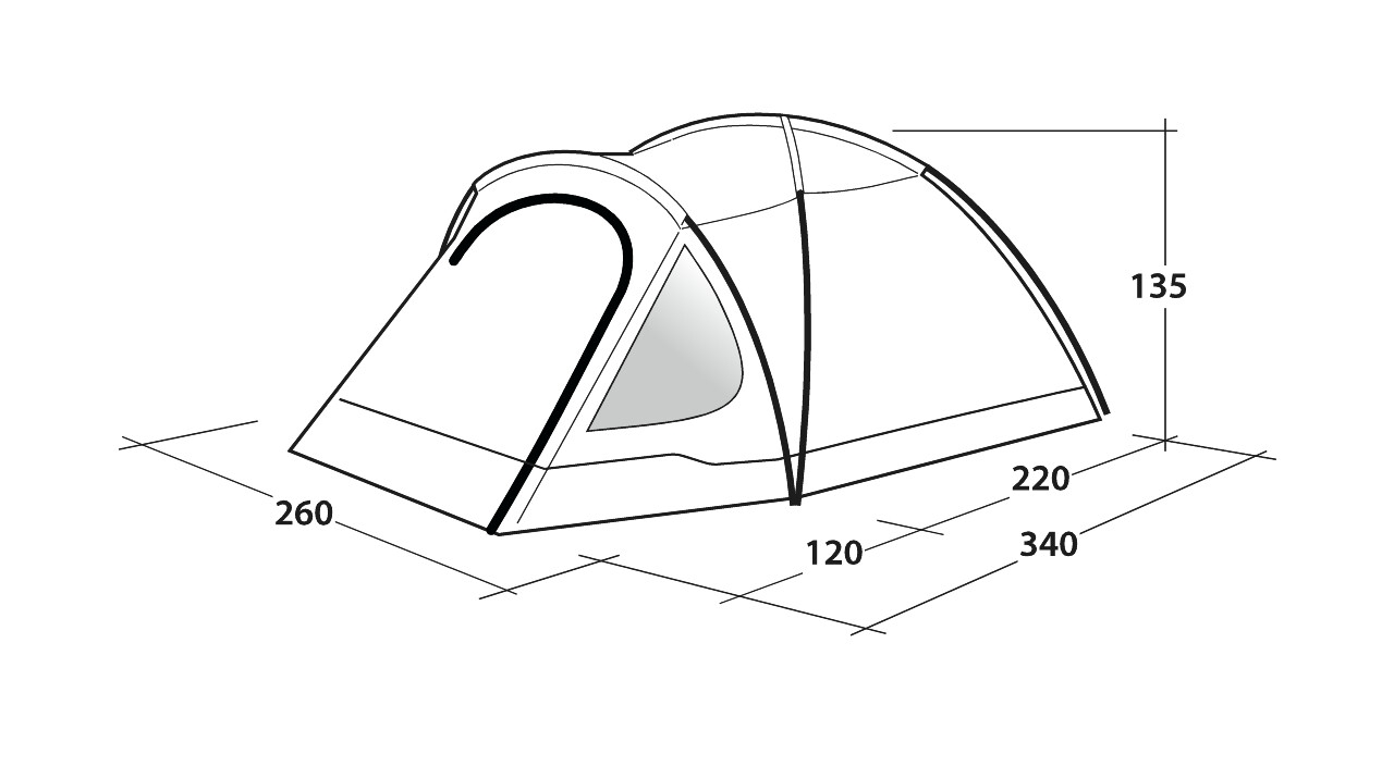 Outwell Campingzelt Cloud 4 - 111257