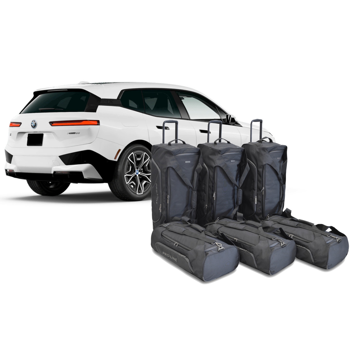 Car Bags Pro-Line B16001SP MW iX Bj- 21 Reisetaschen Set- Auf Ihr Auto massgeschneidert- Das Original