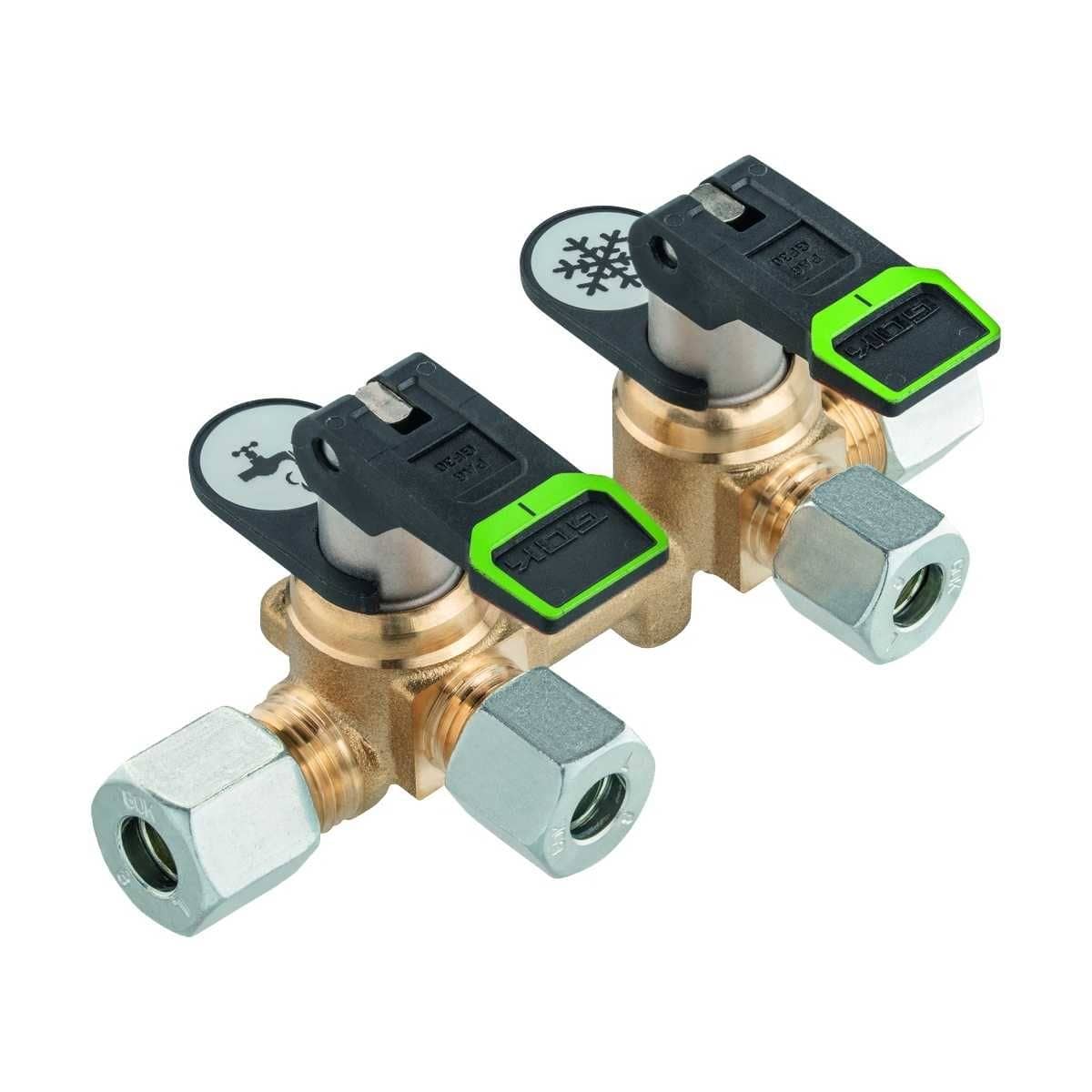 GOK Verteilerblock Typ KSV-AB2 lang mit RVS 10 mm x 2xRVS 8 mm x RVS 10 mm