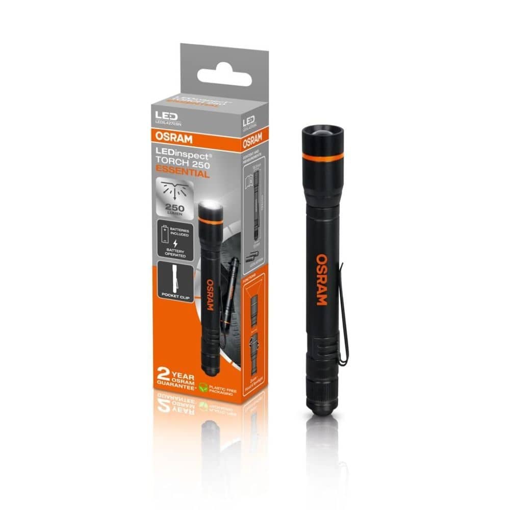 OSRAM LEDinspect® TORCH 250 ESSENTIAL Taschenlampe OSRAM LEDinspect® TORCH 250 ESSENTIAL Taschenlampe - LEDIL427ESN