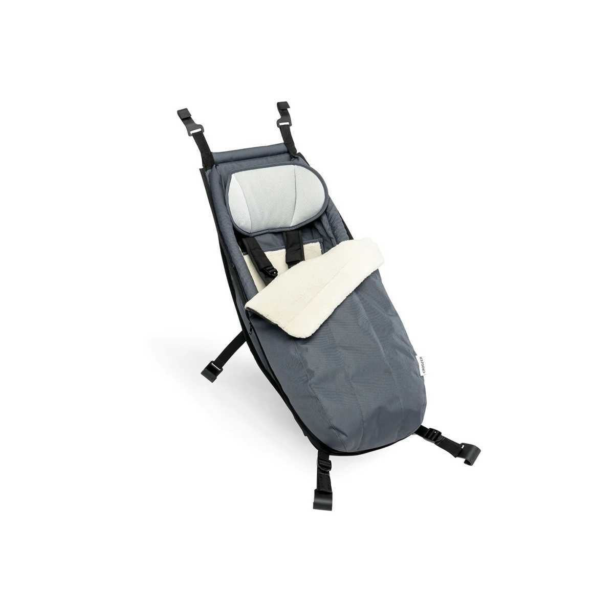 CROOZER Winter-Set Kraams fuer Babysitze ab 2018 Graphite Blue - 122001322