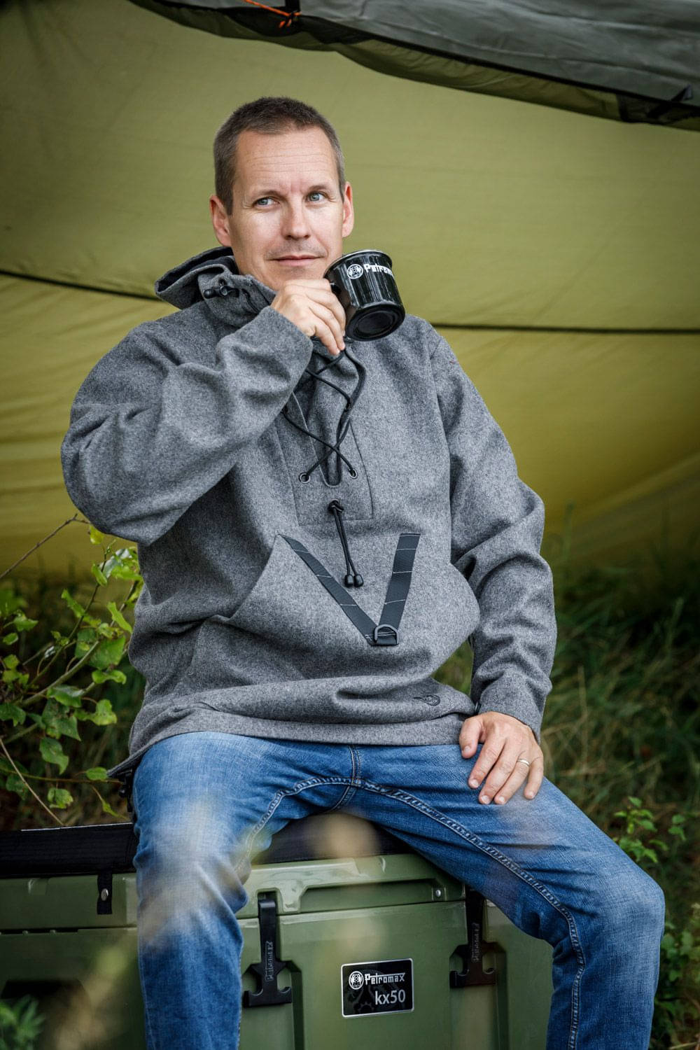 PETROMAX Sitzkissen schwarz fuer Kuehlbox kx50 - kx50-seat-b