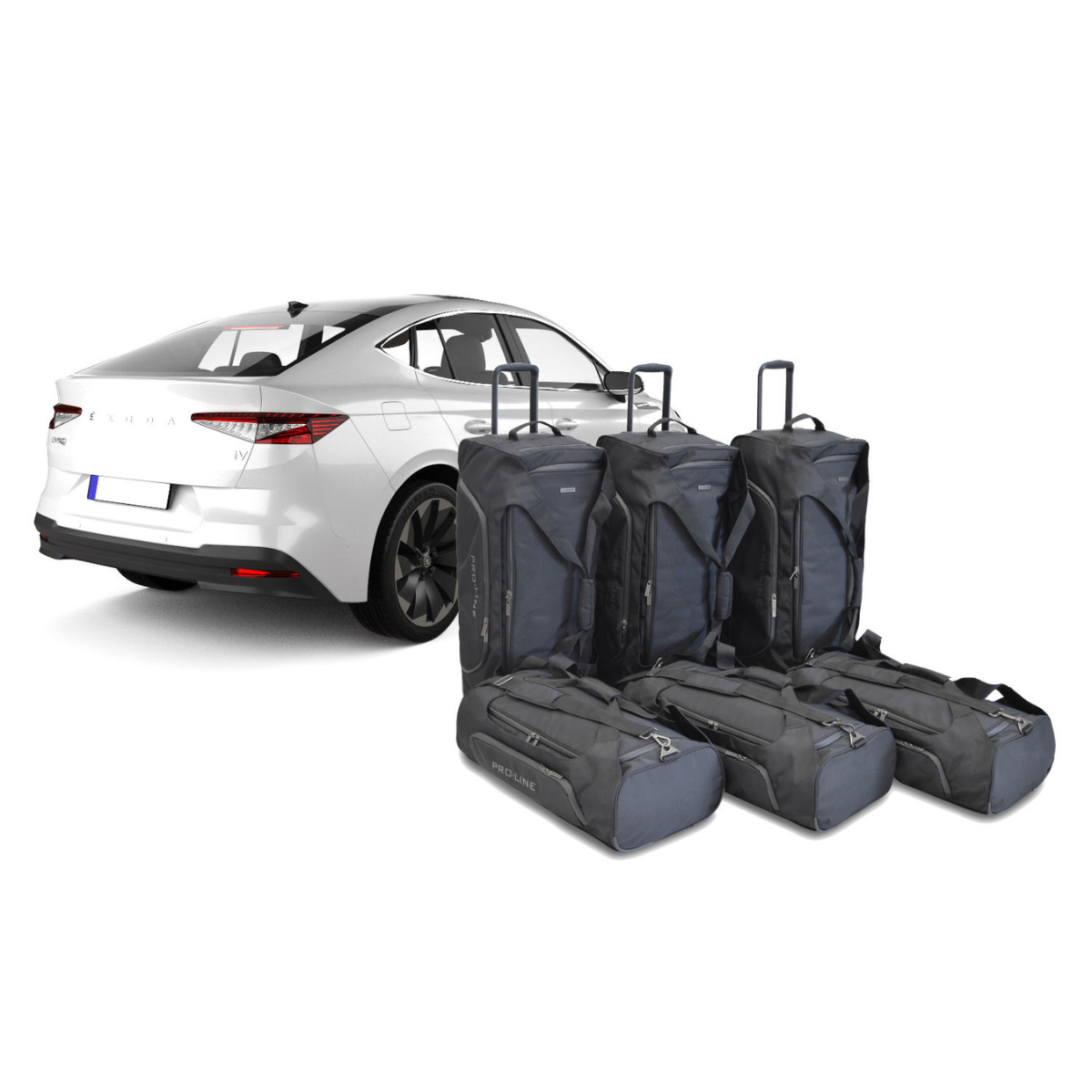 Car Bags Pro-Line S52501SP Skoda Enyaq Coupe iV Bj- 22- Reisetaschen Set- Auf Ihr Auto massgeschneidert- Das Original