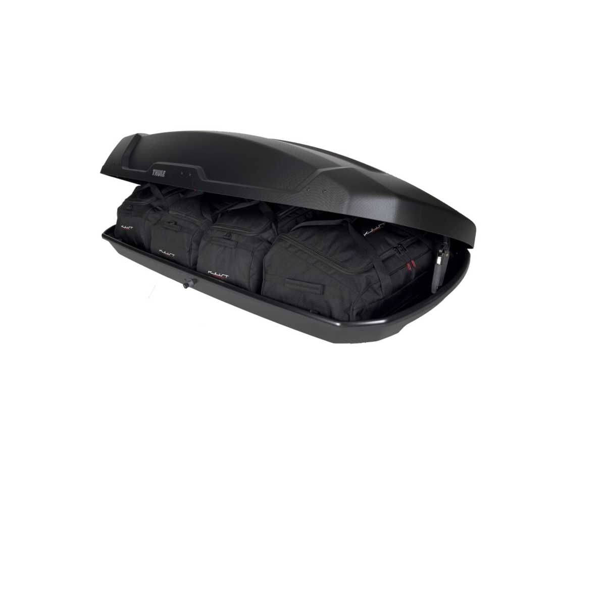 KJUST Dachboxen Taschen Set fuer Dachbox THULE FORCE XT XL 4er-Set - 13152