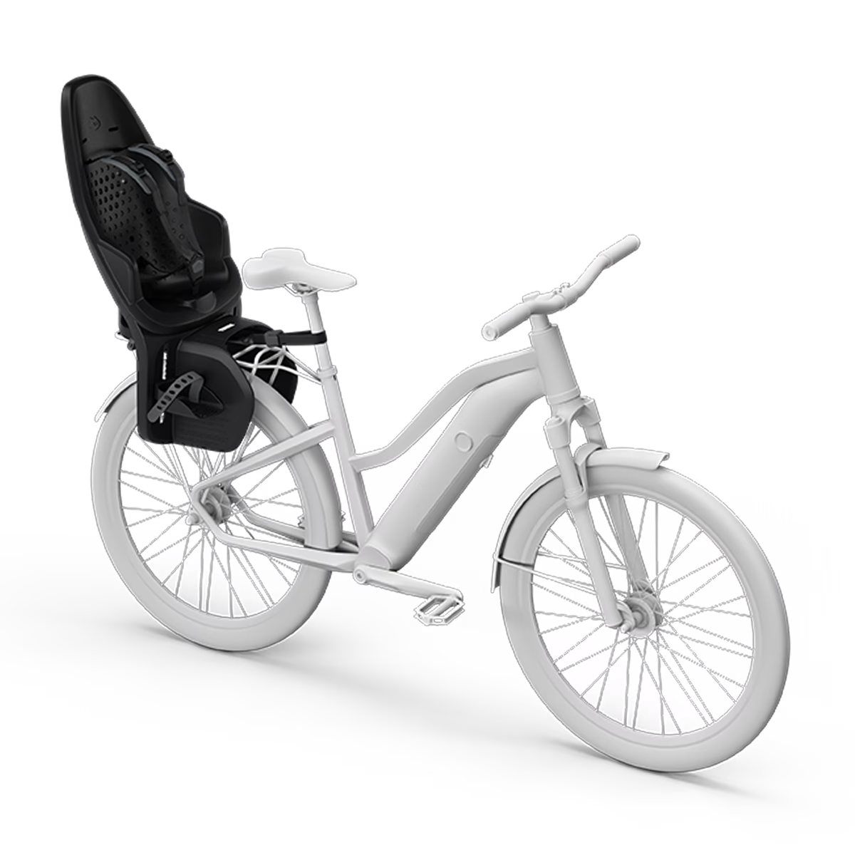 THULE Yepp 2 Maxi Fahrradkindersitz Gepaecktraeger Black - 12041301