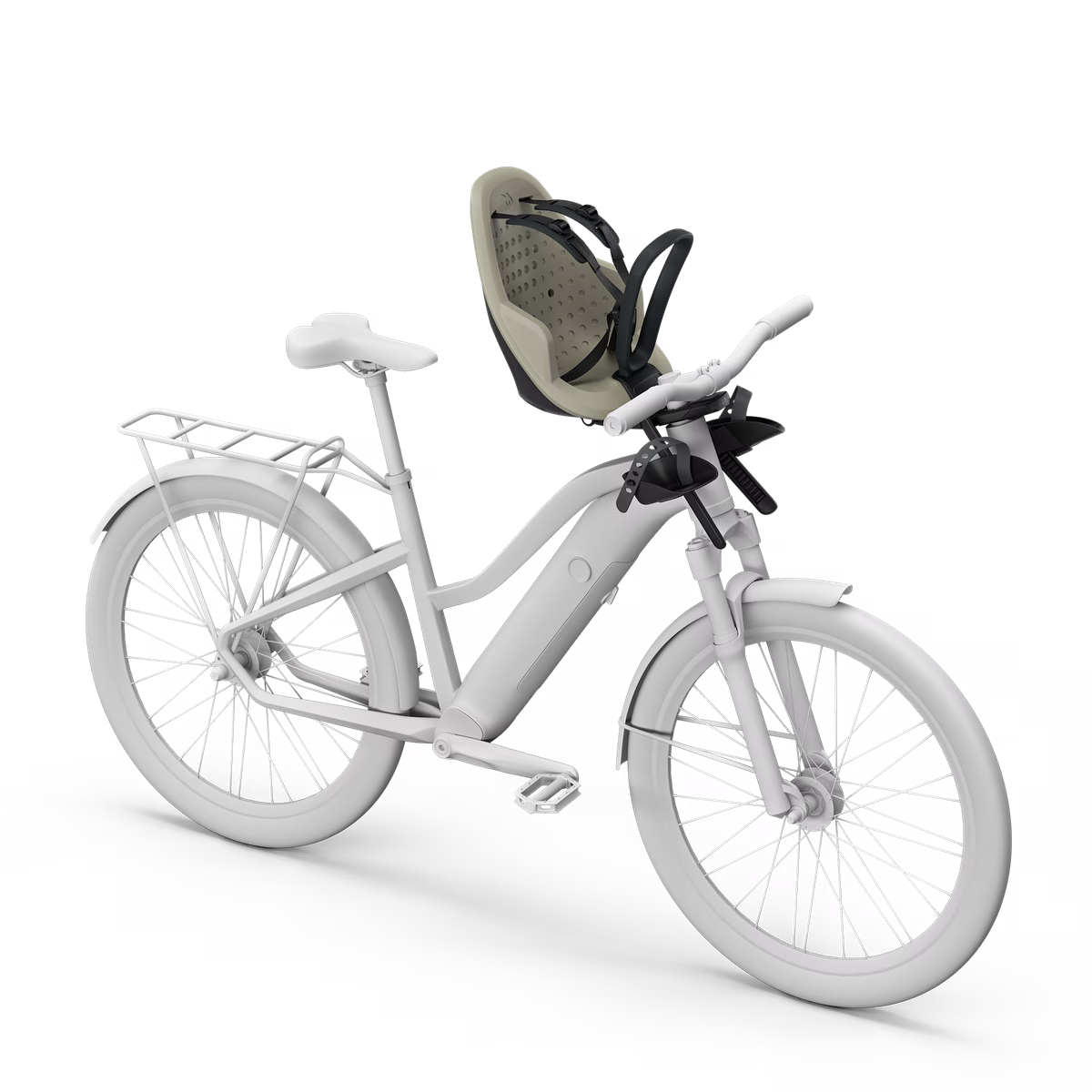 THULE Yepp 2 Mini Fahrradkindersitz Frontmontage Soft Sand - 12041103