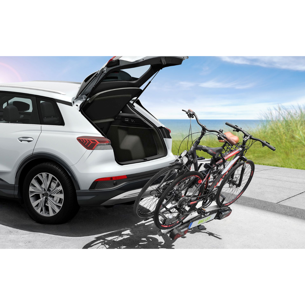 Fahrradtraeger EUFAB Bike Lift 11535 elektrische Liftfunktion