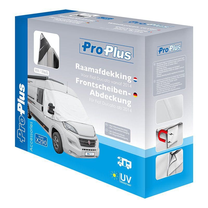 ProPlus Frontscheibenabdeckung weiss fuer Fiat Ducato X290 ab ab Baujahr 07-2014 610686WHV02