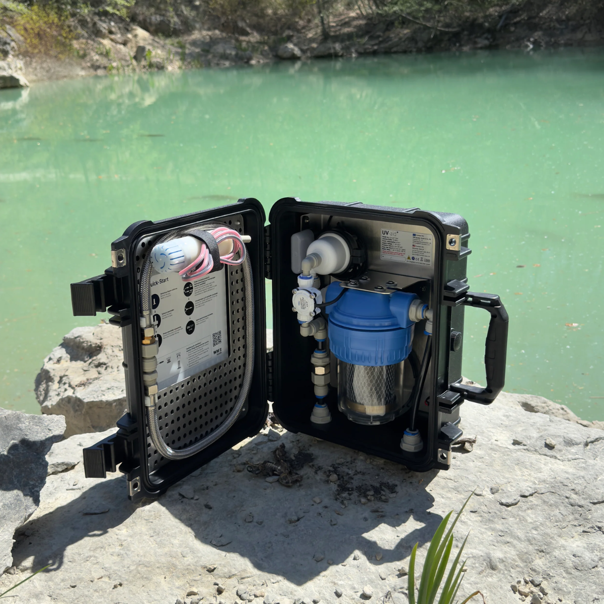 WM AQUATEC Wasser-Aufbereitungs-Koffer UV-aid- FLOW - UV-8-CASE-FLOW