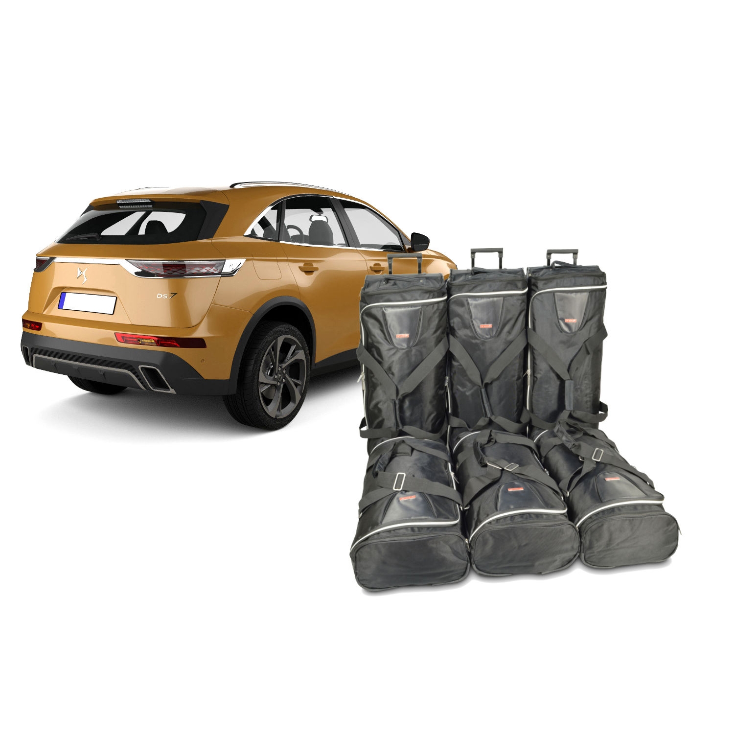 Car Bags D30101S DS DS7 Crossback Bj- 18- heute Reisetaschen Set- Auf Ihr Auto massgeschneidert- Das Original