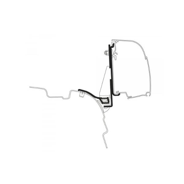 THULE Adapter VW T5 T6 mit REIMO Multirail Langer Radstand Set für Markise T 4200 301988 THULE Adapter VW T5 T6 mit REIMO Multirail Langer Radstand Set fuer Markise T 4200 301988 - 301988