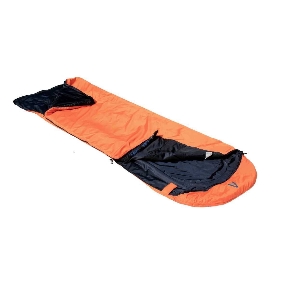 TAMBU HASA Deckenschlafsack mit Kapuze 950 g Orange - 20211009