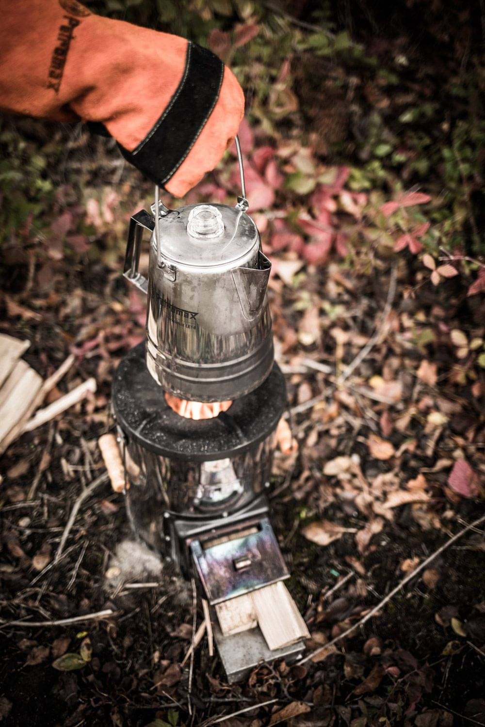 PETROMAX Perkolator Perkomax 1-5 Liter aus Edelstahl - per-14-le