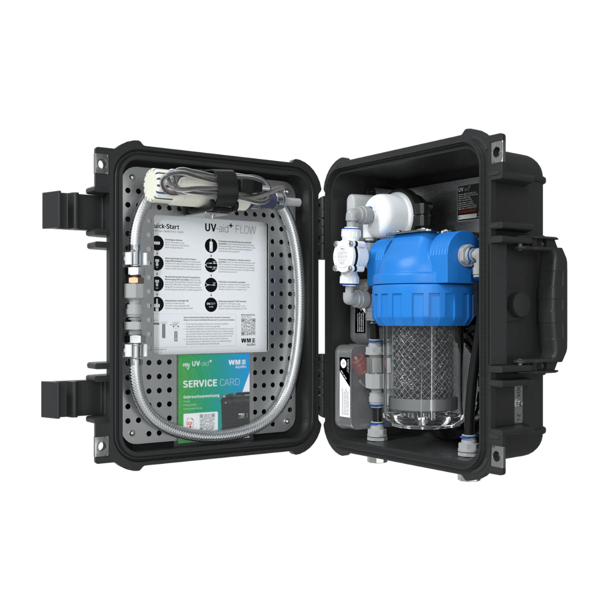 WM AQUATEC Wasser-Aufbereitungs-Koffer UV-aid- FLOW - UV-8-CASE-FLOW