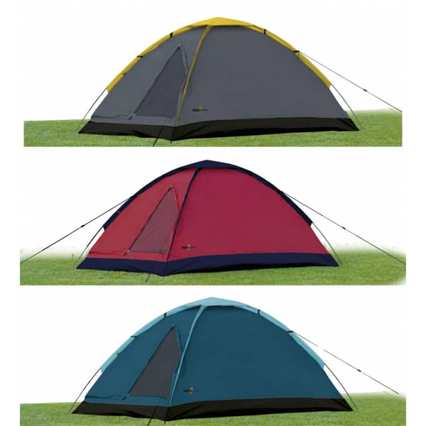 EDCO 2 Personen Kuppelzelt farblich sortiert