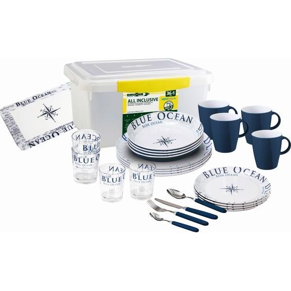 Geschirr Set BRUNNER blue Ocean All Inclusive Box