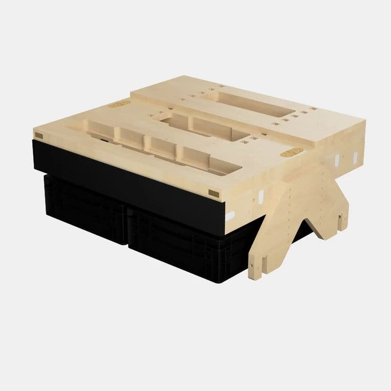 BOXIO - RACK FOOT hoehenverstellbarer Fuss fuer Boxio Rack Bed - RACK FOOT