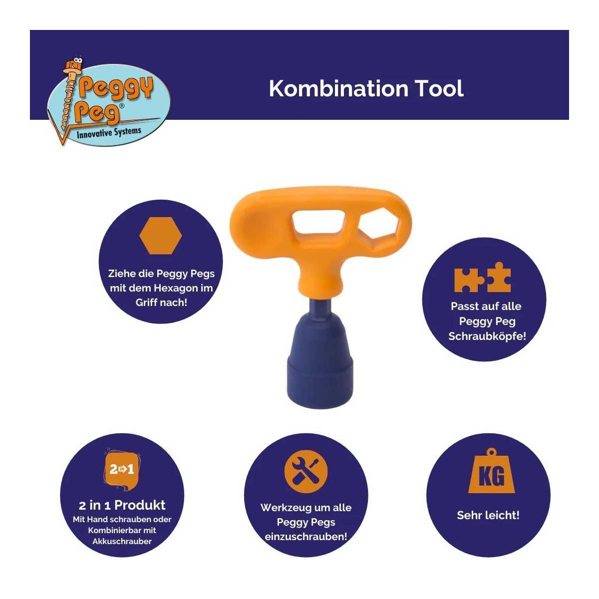 PEGGY PEG Kombi Tool 2 teilig - PP06