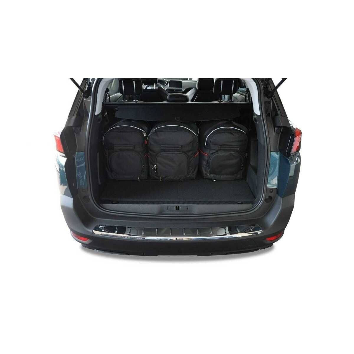 KJUST Kofferraum Taschen Set fuer PEUGEOT 5008 ab Bj. 2017 5er-Set - 7032019