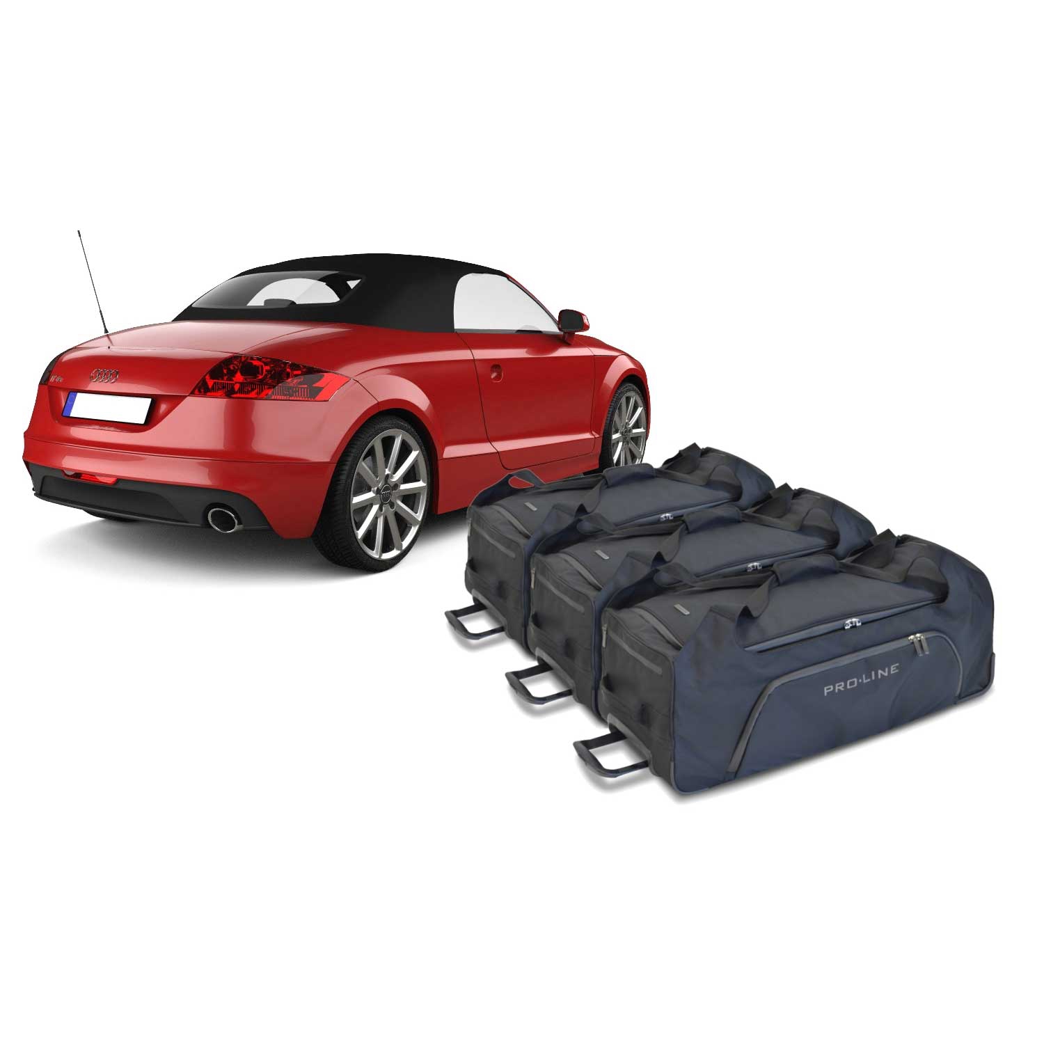 Car Bags Pro-Line A22801SP AUDI TT Roadster Cabrio Bj- 06-14 Reisetaschen Set- Auf Ihr Auto massgeschneidert- Das Original