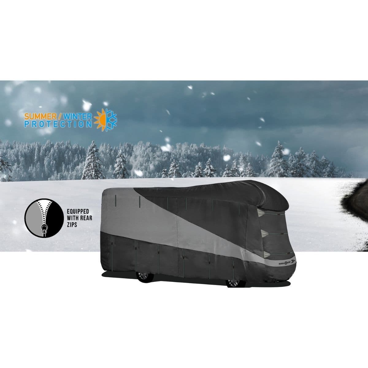BRUNNER Camper Cover AL 12M 750 - 800 cm Schutzhuelle fuer Reisemobile 7241545N