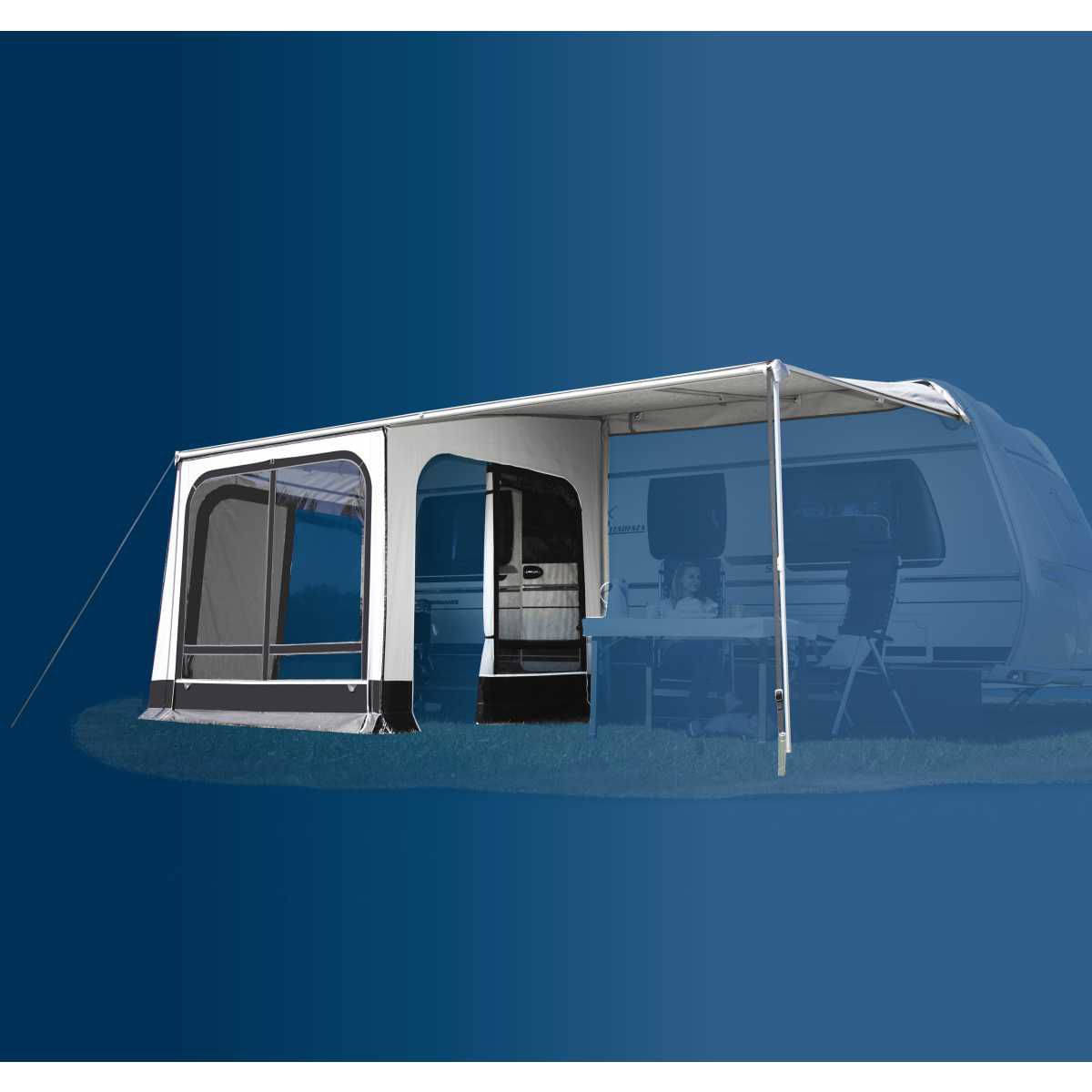 WIGO Umbausystem COZY FRAME Panoramic rechts Auszug 250 cm - 6661