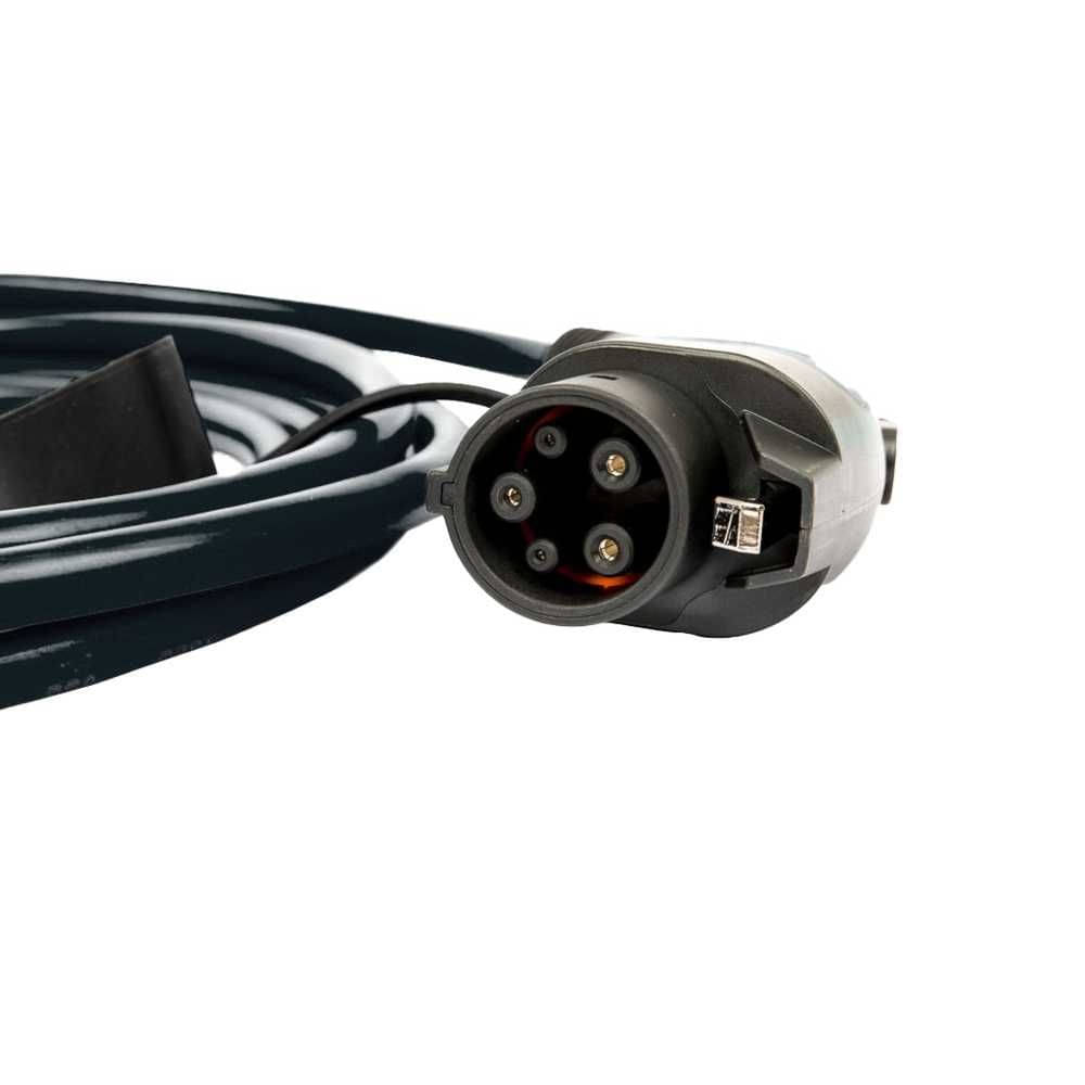 go-e Ladekabel Typ 2 auf Typ 1 Black Edition bis 7-5 kW- Laenge 5 m - CH-11-03