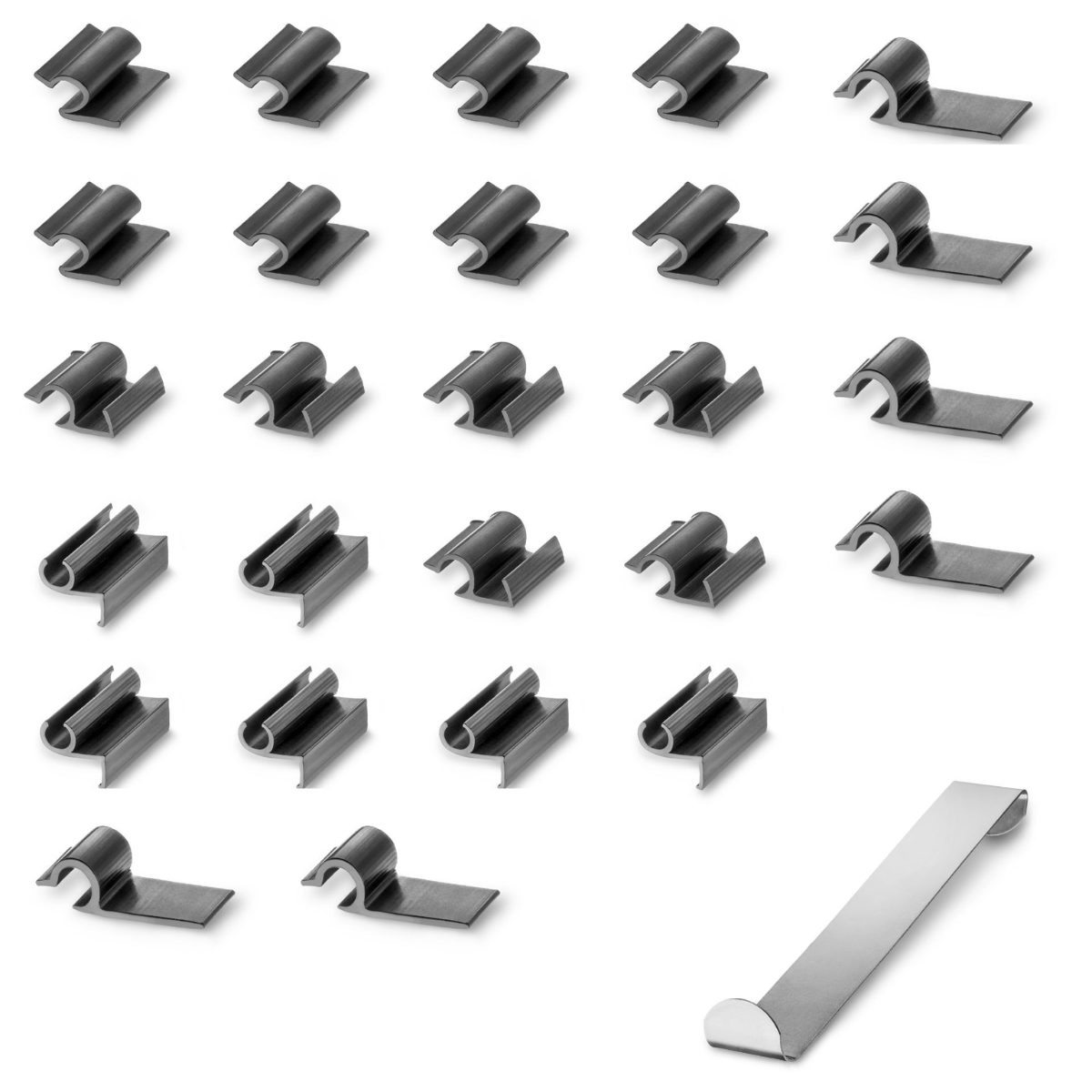 WINDESA SunClip Sonnenschutz - Sichtschutz VW T7 Caravelle mit Ausstellfenster ab Bj. 2024 Set ABC - sun-10495a2bc-L1-vw