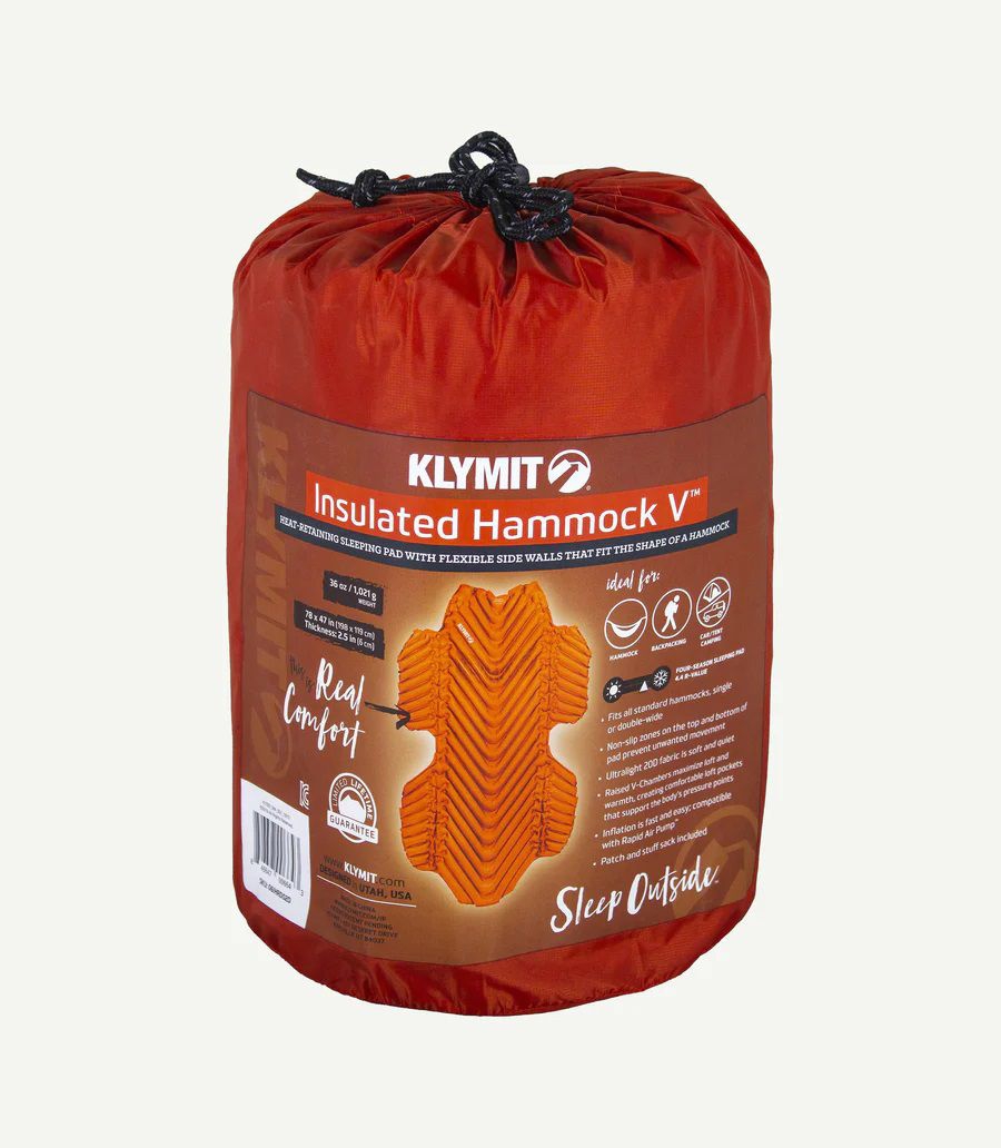 KLYMIT Insulated HAMMOCK V Isomatte fuer Haengematte Rot - 06IHRD02D