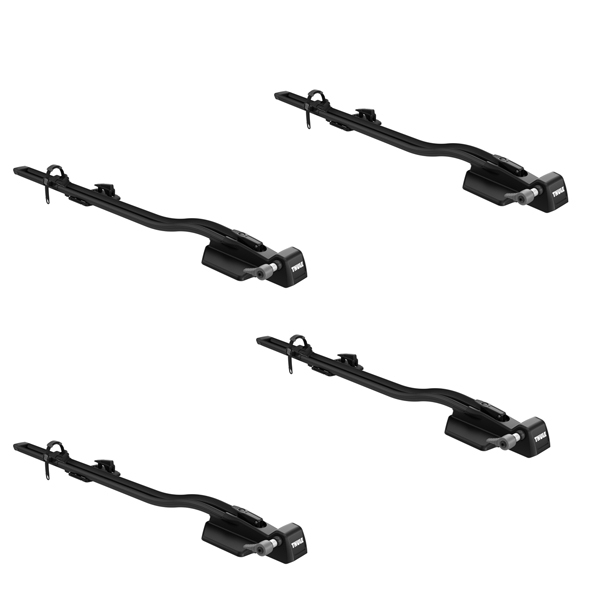 THULE 564 FastRide Fahrradtraeger Dach 4er Set Spar-Pack