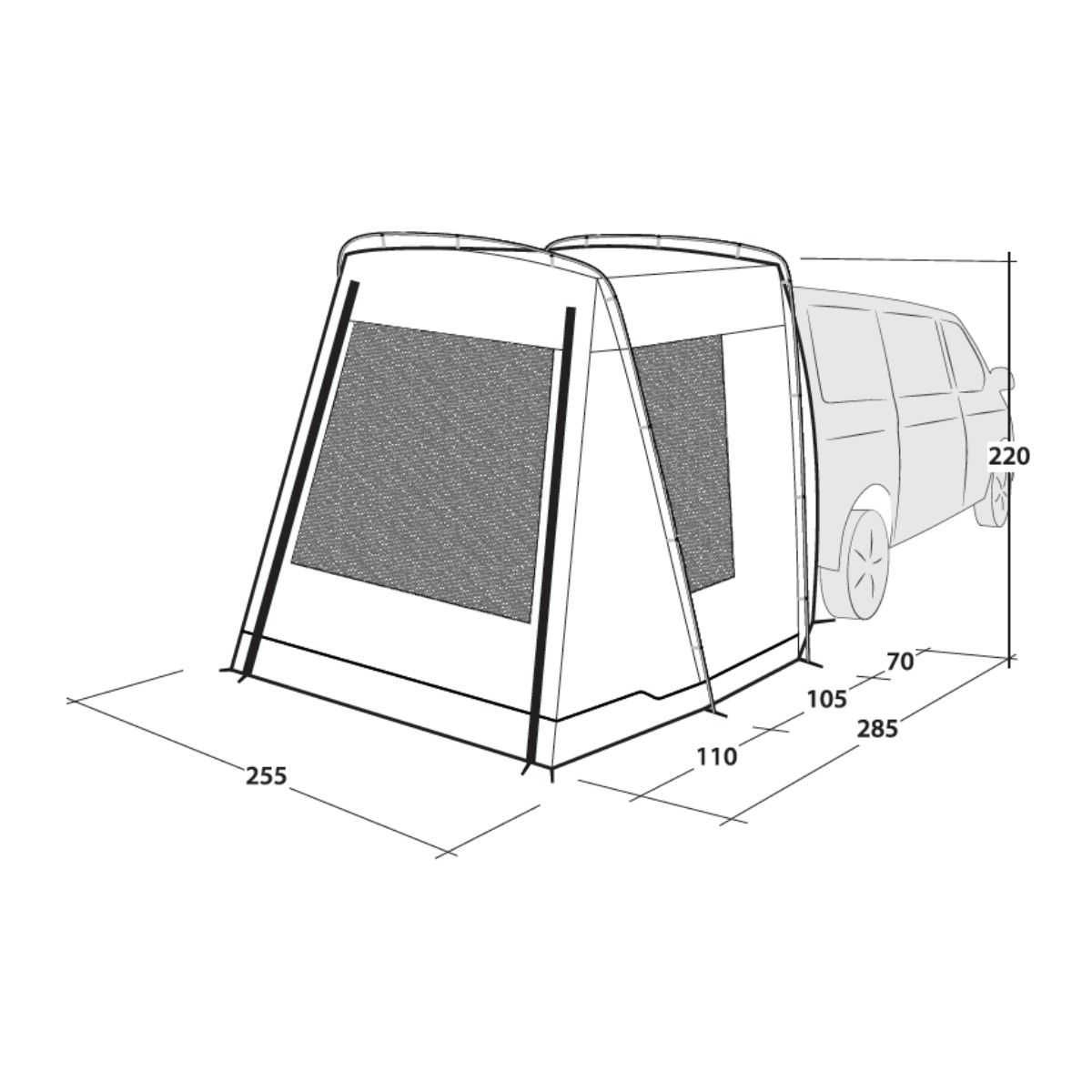 Outwell Busvorzelt Heckzelt Dunecrest L - 111498