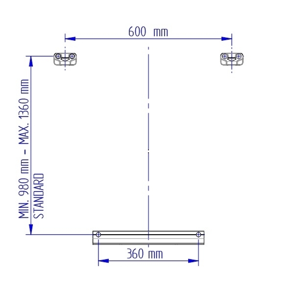 Fahrradtraeger BR-Systems Bike Lift Rail