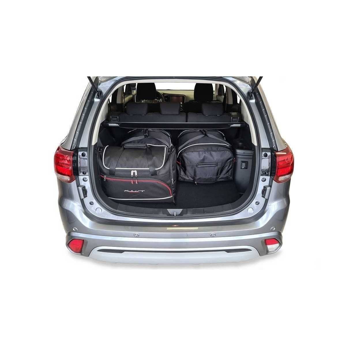 KJUST Kofferraum Taschen Set fuer MITSUBISHI OUTLANDER PHEV Bj. 2014-2022 4er-Set - 7029017