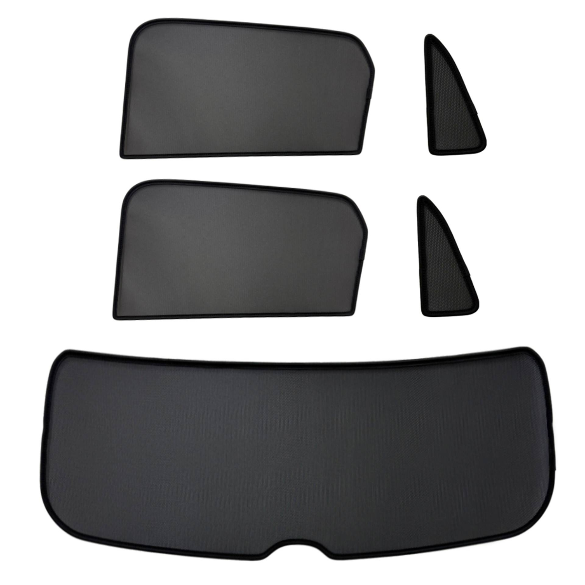 WINDESA SunClip Sonnenschutz - Sichtschutz VW Polo 6R Bj. 2009-2017 Set ABC - sun-10503abc